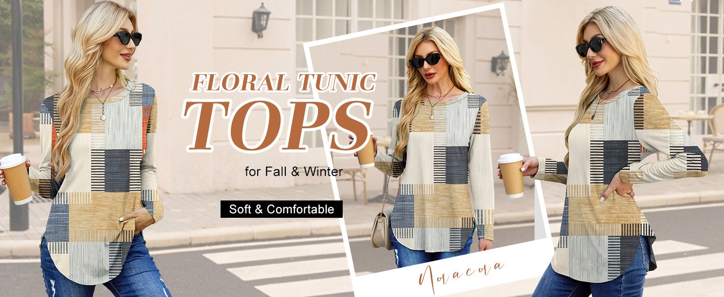 floral womens tunic tops for leggings tunic tops for women loose fit dressy
