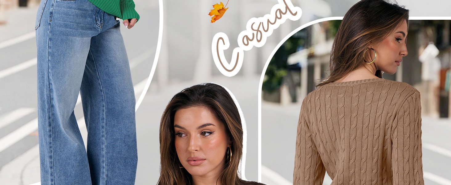 women soft cable knit sweater