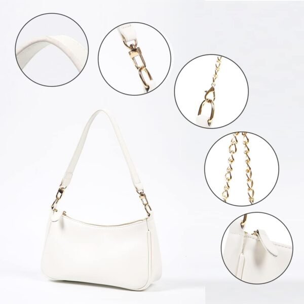 514eoSpy23L._AC_SL1100 Clutch Tote Handbags with 2 Removable Straps and Zipper Closure Crossbody Bags Shoulder Purse Handbag for Women