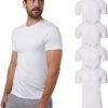 Mens 4 Pack Cool Crewneck T-Shirt | Anti-Odor | Quick Drying | 4-Way Stretch