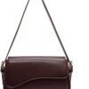51owQNsC1WL._AC_SL1500 Shoulder Bag for Women Y2K Trendy Purse Vegan Leather Hobo Handbags Clutch Saddle Bag with 2 Removable Strap