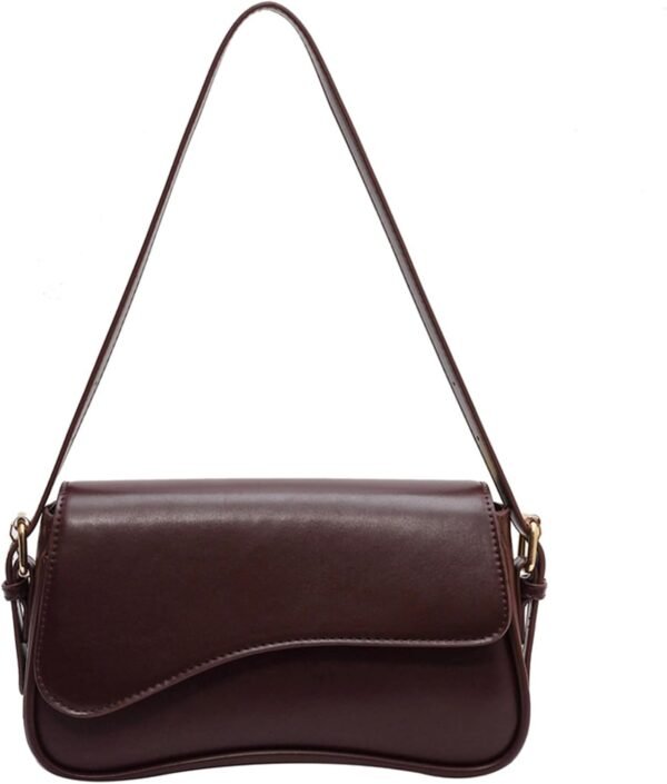 51owQNsC1WL._AC_SL1500 Shoulder Bag for Women Y2K Trendy Purse Vegan Leather Hobo Handbags Clutch Saddle Bag with 2 Removable Strap