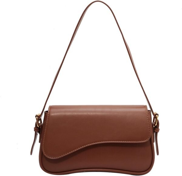 51rQ6pbHFCL._AC_SL1500 Shoulder Bag for Women Y2K Trendy Purse Vegan Leather Hobo Handbags Clutch Saddle Bag with 2 Removable Strap