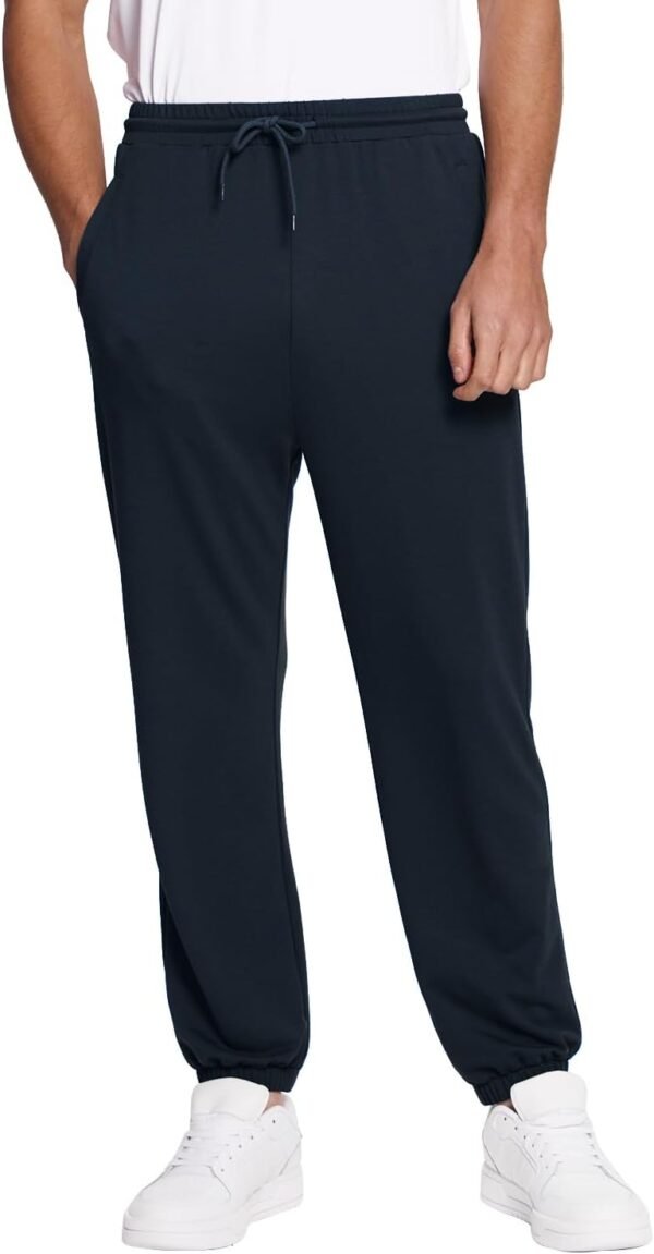 Mens Sweatpants Lightweight Athletic Pants for Workout Jogging Running Gym Dry Loose-fit Tapered Joggers