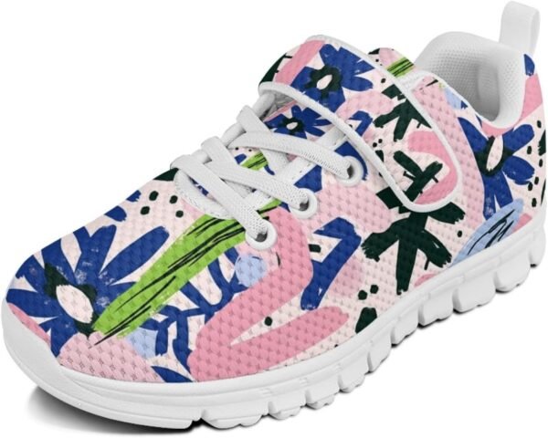 Girls' Sneakers Lace-Up Shoes for Kids Girls Funny Running Shoes Kids Fashionable Design Tennis Sneakers