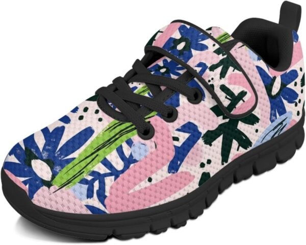 Girls' Sneakers Lace-Up Shoes for Kids Girls Funny Running Shoes Kids Fashionable Design Tennis Sneakers