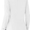 Womens Long Sleeve Shirts Loose Tunic Tops Round Neck Lightweight Side Split Casual 2025 Trendy Basic Tshirts Blouse