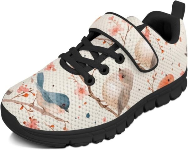 Girls' Sneakers Lace-Up Shoes for Kids Girls Funny Running Shoes Kids Fashionable Design Tennis Sneakers