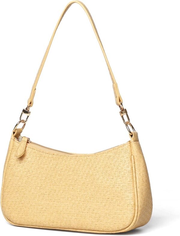 61O2FmXondL._AC_SL1500 Clutch Tote Handbags with 2 Removable Straps and Zipper Closure Crossbody Bags Shoulder Purse Handbag for Women