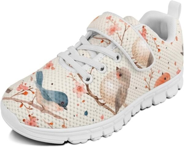 Girls' Sneakers Lace-Up Shoes for Kids Girls Funny Running Shoes Kids Fashionable Design Tennis Sneakers