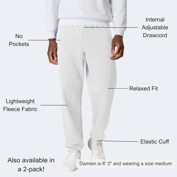 Men's Ecosmart Best Sweatpants, Athletic Lounge Pants with C"ed Cuffs