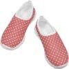Fashionable Slip On White Shoes Girls Flexible Breathable Safe Walking Barefoot Casual Indoor Daily Sneakers for Kids