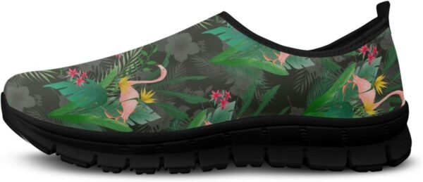 61qnYDC0nLL._AC_SL1500 Boho Lightweight Slip On Walking Shoes for Women Breathable Round Toe Women Cute Loafer Shoes No Laces Flat Barefoot