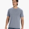 Men's T-Shirts Short Sleeve Heavyweight Crew Neck T Shirt for Men Moisture Wicking Casual Tees