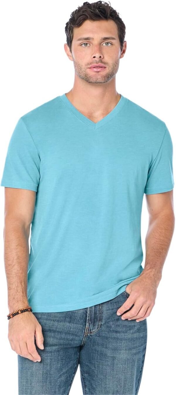 Mens Venice Burnout V Neck Tee