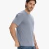 Men's T-Shirts Short Sleeve Heavyweight Crew Neck T Shirt for Men Moisture Wicking Casual Tees