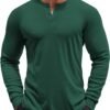 7104els8doL._AC_SL1500 Men's Henley Shirts Long Sleeve Button T-Shirt Lightweight Fashion Casual Pullover Shirt