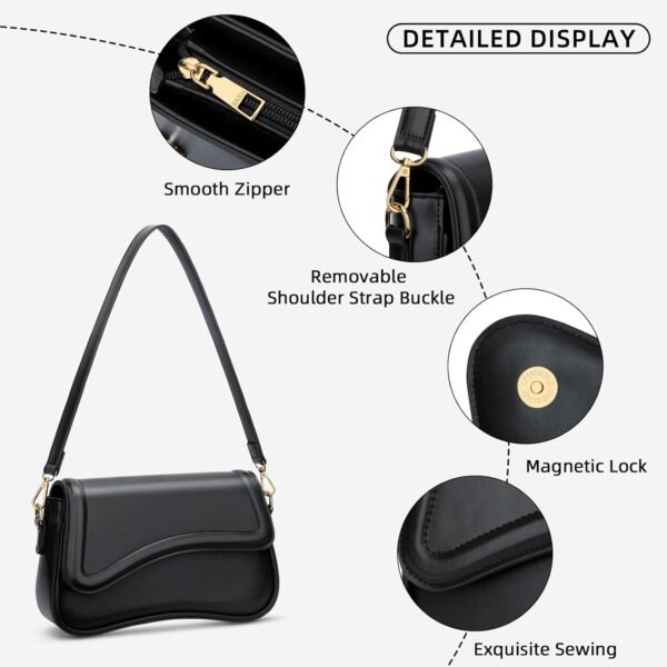 Shoulder Bag for Women Small Clutch Purses Cute Hobo Handbag Trendy Underarm Bag