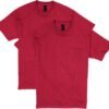 Pocket, Heavyweight Cotton Pocket Tee for Men, Full-Cut T-Shirt, 1 Or 2 Pack
