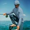 Men's Lightweight Hoodie - UPF 20+ Sun Protection Hoodie for Men - Breathable Long Sleeve Sun Shirt for Fishing