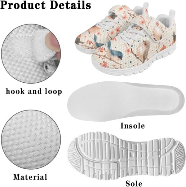 Girls' Sneakers Lace-Up Shoes for Kids Girls Funny Running Shoes Kids Fashionable Design Tennis Sneakers