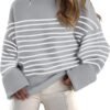 Women's Oversized Sweaters 2025 Long Sleeve Fuzzy Knit Casual Chunky Pullover Sweater Fall Outfits Clothes