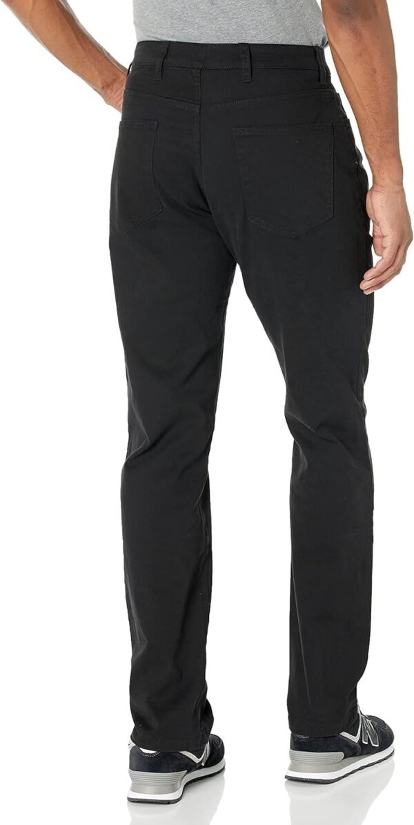 Essentials Men's Chinos, Athletic Fit, Work Pants, 5-Pocket, Comfort Stretch