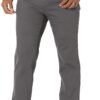 Essentials Men's Chinos, Athletic Fit, Work Pants, 5-Pocket, Comfort Stretch