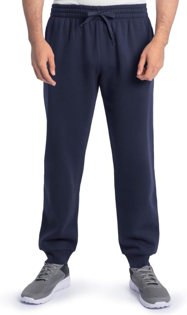 Eversoft Fleece Joggers with Pockets, Relaxed Fit, Moisture Wicking, Breathable, Tapered Sweatpants
