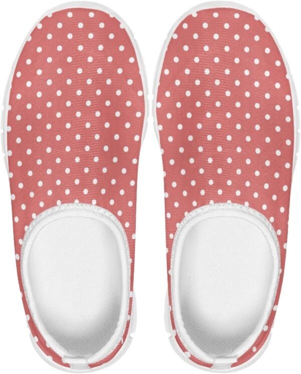 Fashionable Slip On White Shoes Girls Flexible Breathable Safe Walking Barefoot Casual Indoor Daily Sneakers for Kids