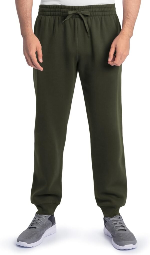 Eversoft Fleece Joggers with Pockets, Relaxed Fit, Moisture Wicking, Breathable, Tapered Sweatpants
