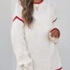 Womens Sweaters Crewneck Long Sleeve Knit Pullover Sweater Casual Fall Tops for Women 2025