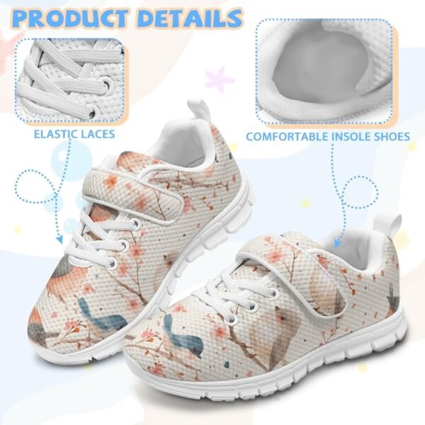 Girls' Sneakers Lace-Up Shoes for Kids Girls Funny Running Shoes Kids Fashionable Design Tennis Sneakers
