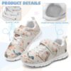 Girls' Sneakers Lace-Up Shoes for Kids Girls Funny Running Shoes Kids Stitch Fashionable Design Tennis Sneakers