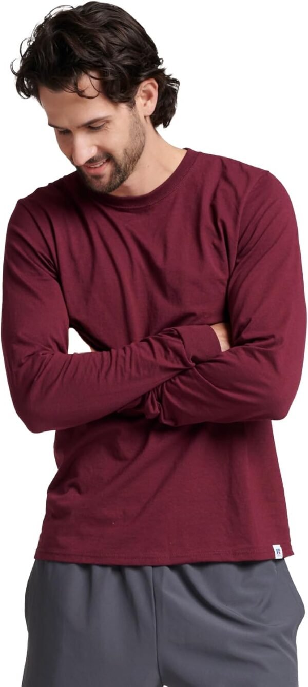 Men's Dri-Power Long Sleeve Tees, Moisture Wicking, Odor Protection, UPF 30+