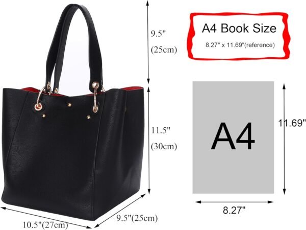 Large Work Tote Bag for Women Designer Purses and Handbags Big Bucket bags Ladies Travel Crossbody Purse
