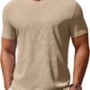 813pvRjf6LL._AC_SL1500 Men's T Shirt Short Sleeve Crew Neck T-Shirt Casual Summer Classic Basic Tee Shirts