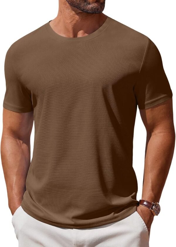 819DuEQH3yL._AC_SL1500 Men's T Shirt Short Sleeve Crew Neck T-Shirt Casual Summer Classic Basic Tee Shirts