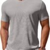 819jU5rUSkL._AC_SL1500 Men's T Shirt Short Sleeve Crew Neck T-Shirt Casual Summer Classic Basic Tee Shirts