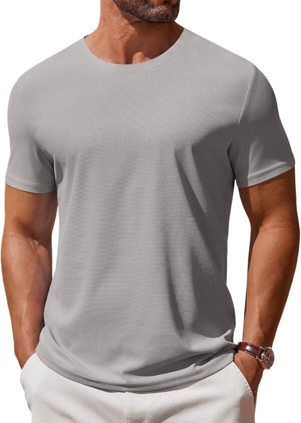 819jU5rUSkL._AC_SL1500 Men's T Shirt Short Sleeve Crew Neck T-Shirt Casual Summer Classic Basic Tee Shirts