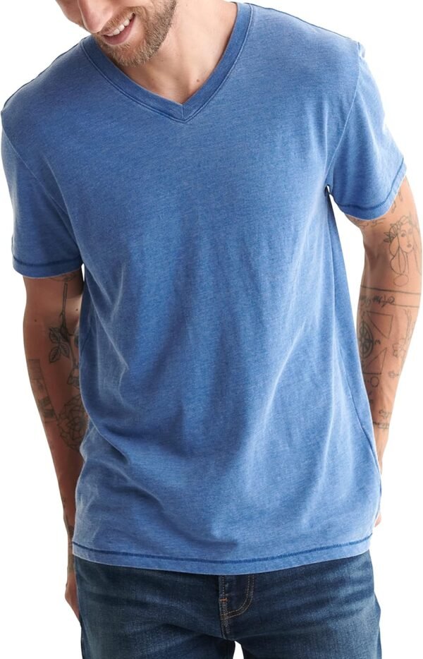 Mens Venice Burnout V Neck Tee