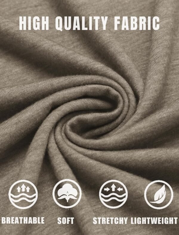 81F62XexPDL._AC_SL1500 Men's Henley T-Shirt Long Sleeve Casual Lightweight Pullover Shirts Soft Stretch Basic Tees Fall Tops