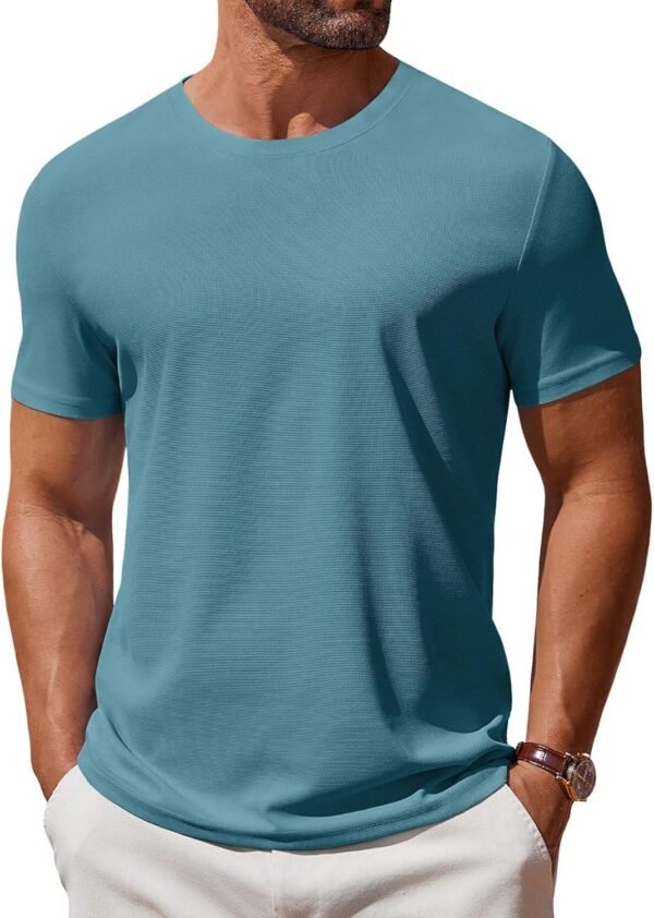 81GP8nwdKbL._AC_SL1500 Men's T Shirt Short Sleeve Crew Neck T-Shirt Casual Summer Classic Basic Tee Shirts