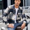 81NRFMna04L._AC_SL1500 Men's Flannel Shirts Casual Button Down Plaid Shirt Jacket Long Sleeve Fleece Shacket with Pockets