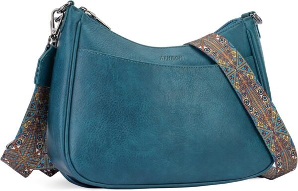 Trendy Leather Crossbody Purse with Adjustable Strap, Women's Shoulder Handbag