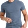Lightweight T-Shirt, Crewneck T-Shirts for Men, Tri-Blend Tee, Available in Tall