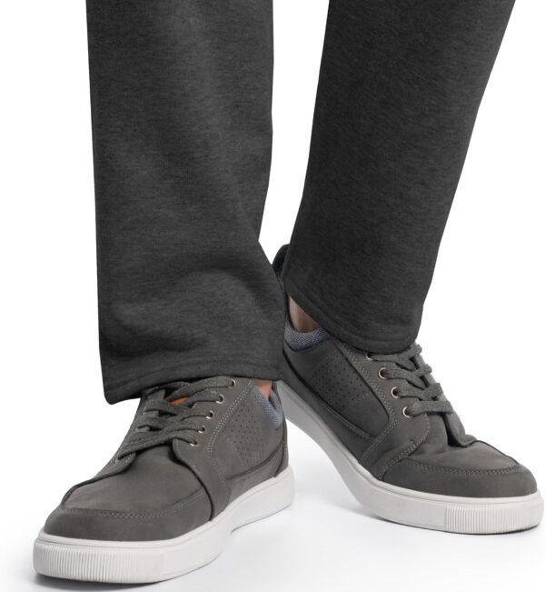 Mens Eversoft Fleece Open Bottom Sweatpants with Pockets, Relaxed Fit, Moisture Wicking, Breathable