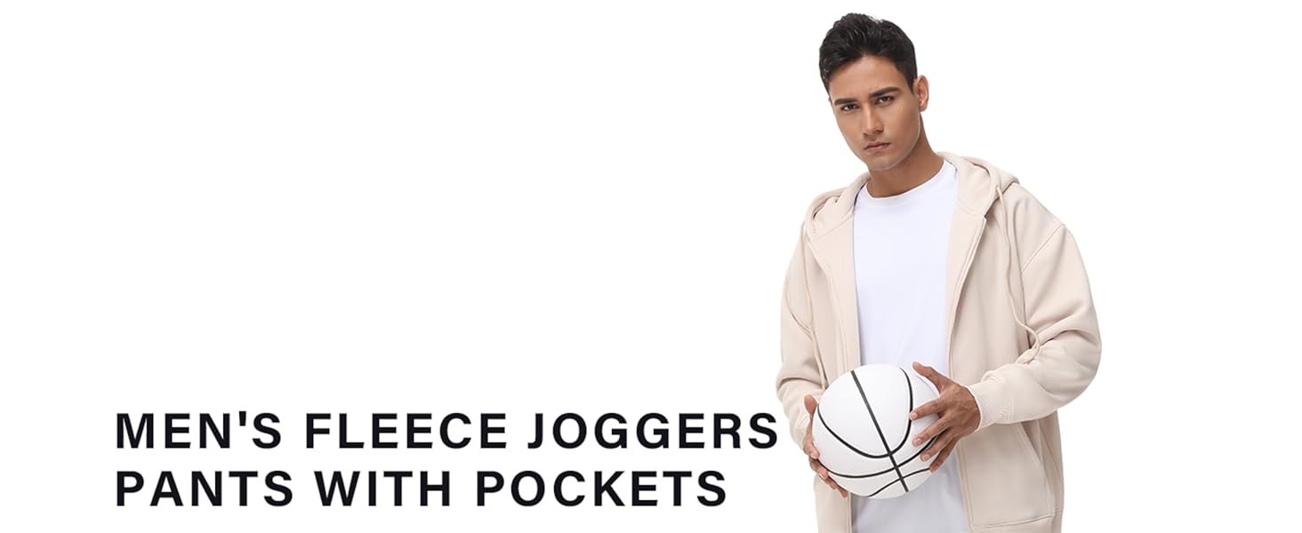 Mens' Fleece Joggers Pants