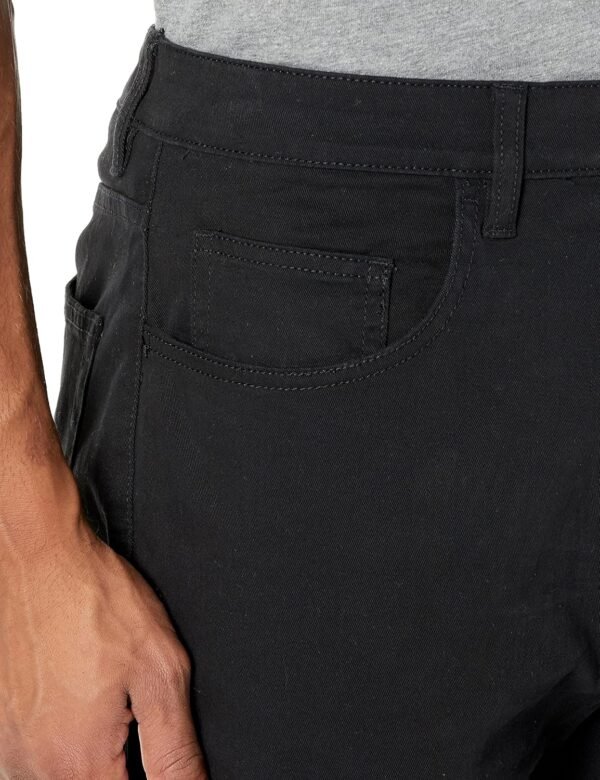 Essentials Men's Chinos, Athletic Fit, Work Pants, 5-Pocket, Comfort Stretch