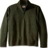 mens Long Sleeve Fleece Quarter-zip
